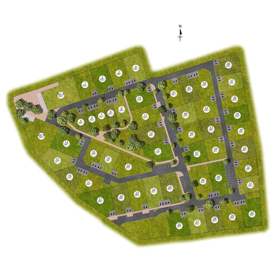 Viabilis Sartilly Baie Bocage Chemin Vert Plan Masse Bassedef