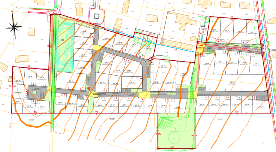 Plan Composition Azay Sur Cher Le Marchais