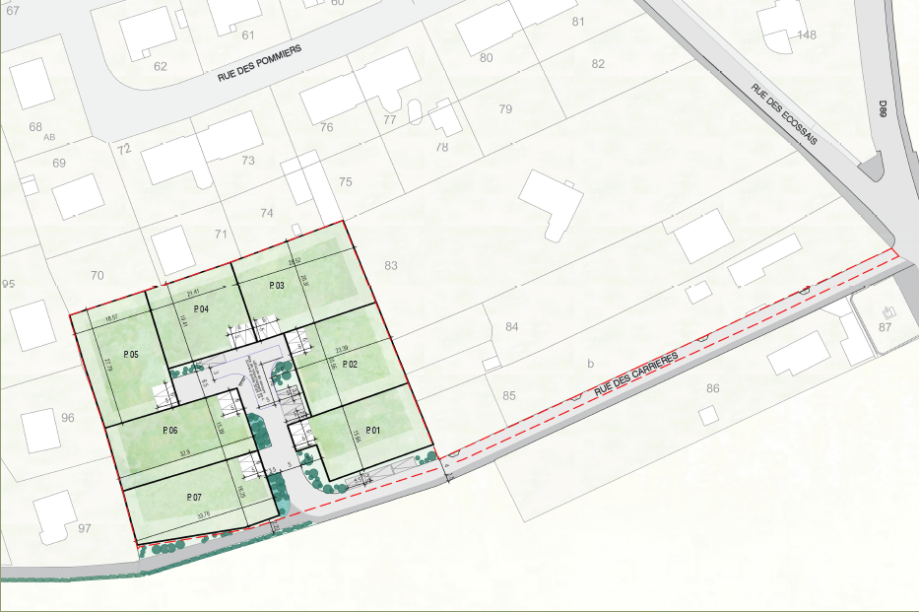 Plan Composition Tourville Sur Odon Les Carrières