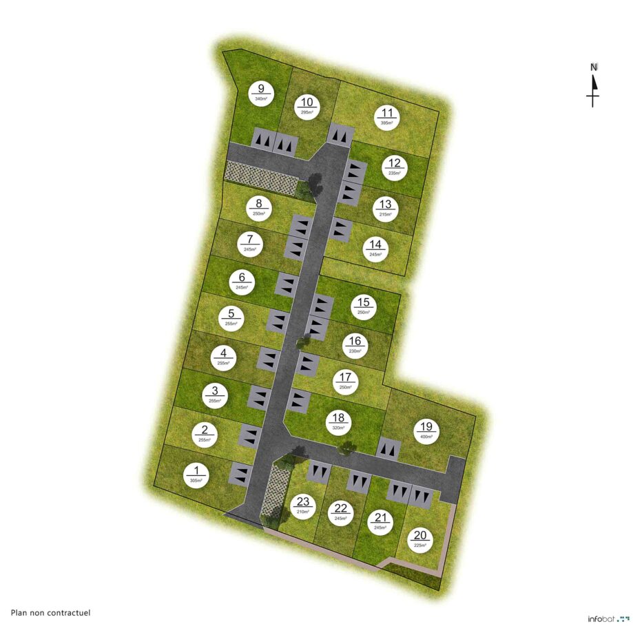 Viabilis Les Hauts Du Jardin Vitre Plan Masse Bassedef