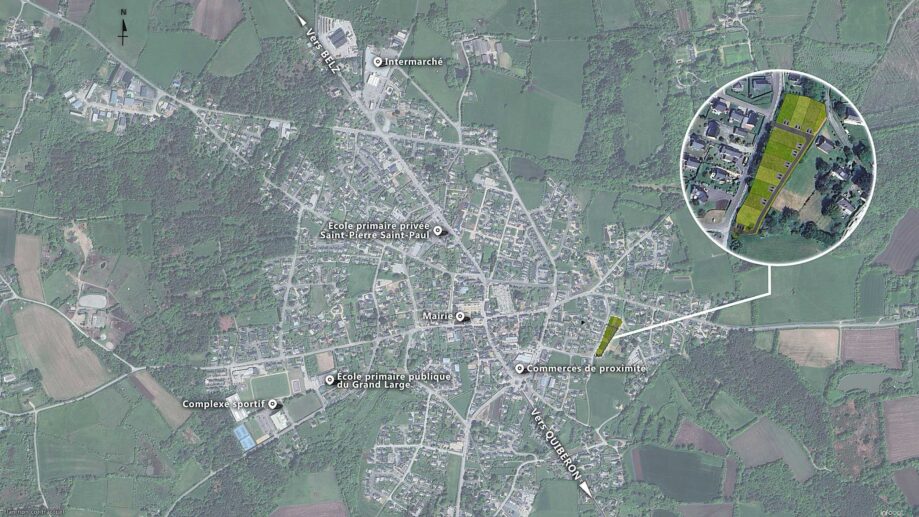 Viabilis Ker Laouen Erdeven Plan Masse Aérien