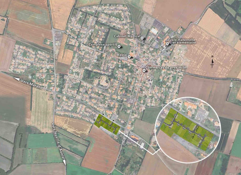 Viabilis Les Jardins De La Gare St Jean De Liversay Plan Masse Aérien Bassedef