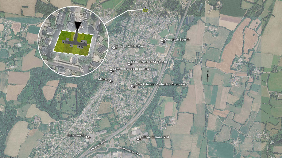 Viabilis Lotissement Des Rossignols Plan Masse Aérien Bassedef