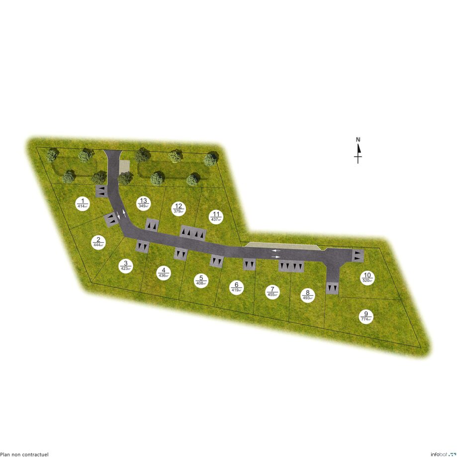 Viabilis Le Clos Des Champs Miremont Plan Masse Bassedef